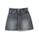 ワンポイントスタッズデニムミニスカート【セットアップ着用可能】