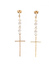 LONG CROSS MOTIF ピアス