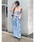 ボリュームカーゴデニムパンツ【セットアップ着用可能】