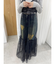 レースコンビロングキャミワンピース