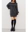 オフショルニットワンピース