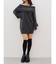 オフショルニットワンピース