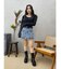 ワンポイントヘンリーネックトップス