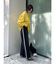 ボアステッチワイドデニムパンツ【セットアップ着用可能】