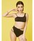 カットアウトラメ Swimwear