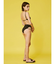 カットアウトラメ Swimwear