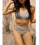 カットアウトラメ Swimwear