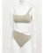 カットアウトラメ Swimwear