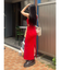 サイドオープンノースリーブロングワンピース