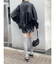 チェックミニスカート