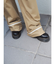 ロールアップタックワイドパンツ