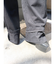 ロールアップタックワイドパンツ