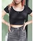 ラインストーンリンガーショートTシャツ
