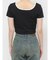ラインストーンリンガーショートTシャツ