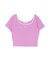 ラインストーンリンガーショートTシャツ