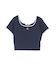 ラインストーンリンガーショートTシャツ