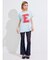 フロントロゴオーバーサイズTシャツ