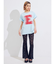 フロントロゴオーバーサイズTシャツ