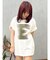 フロントロゴオーバーサイズTシャツ