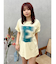 フロントロゴオーバーサイズTシャツ