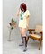 フロントロゴオーバーサイズTシャツ