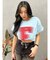 フロントロゴオーバーサイズTシャツ
