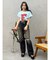 フロントロゴオーバーサイズTシャツ