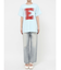 フロントロゴオーバーサイズTシャツ