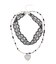 COLOR STONE LACE CHOKERネックレス
