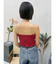 ビジューチェーンニットビスチェ