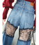 レースドッキングワイドデニムパンツ