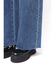 レースドッキングワイドデニムパンツ