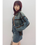 デニムボアミニスカート【セットアップ着用可能】