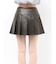 ヴィンテージライクフェイクレザープリーツミニスカート【セットアップ着用可能】