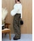 グラフィックワイドパンツ