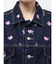 Embroideryデニムブルゾン【セットアップ着用可能】