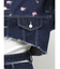 Embroideryデニムブルゾン【セットアップ着用可能】