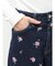Embroideryカットアウトワイドデニムパンツ【セットアップ着用可能】