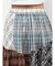 チェックドッキングロングスカート