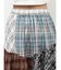 チェックドッキングロングスカート