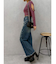 bijouワイドデニムパンツ