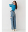 カットアウトワイドデニムパンツ【セットアップ着用可能】