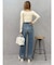 カットアウトワイドデニムパンツ【セットアップ着用可能】