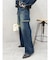 カットアウトワイドデニムパンツ【セットアップ着用可能】