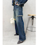 カットアウトワイドデニムパンツ【セットアップ着用可能】