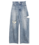 カットアウトワイドデニムパンツ【セットアップ着用可能】