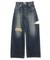 カットアウトワイドデニムパンツ【セットアップ着用可能】