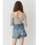 バックオープンショートリブトップス