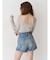 バックオープンショートリブトップス