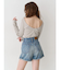 バックオープンショートリブトップス